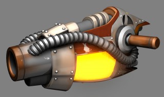 Meteor Gun 3D