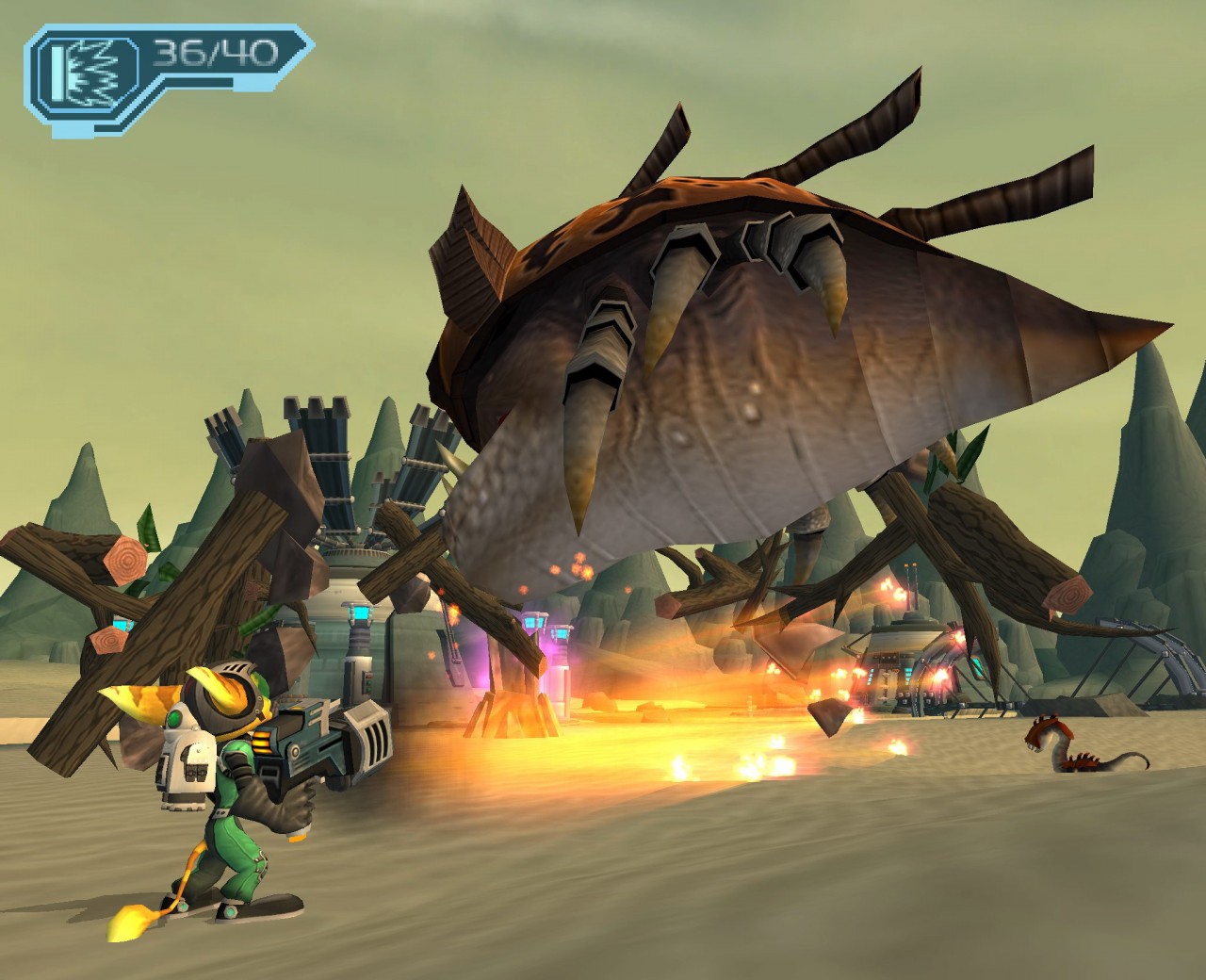 Blitz Gun Weapons Ratchet Clank Going Commando PS2 Ratchet 