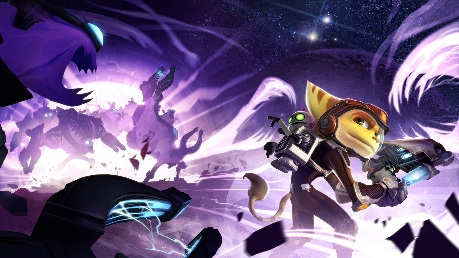 Wallpapers  Ratchet  Clank Into The Nexus  PS3  Ratchet Galaxy