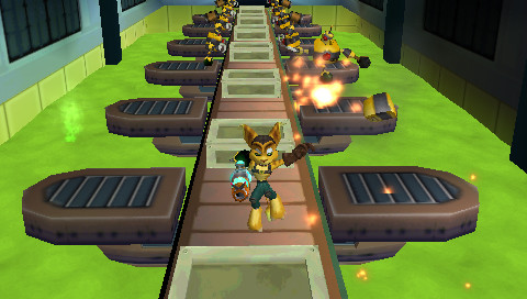 Screenshot of Ratchet & Clank: Size Matters (PSP, 2007) - MobyGames