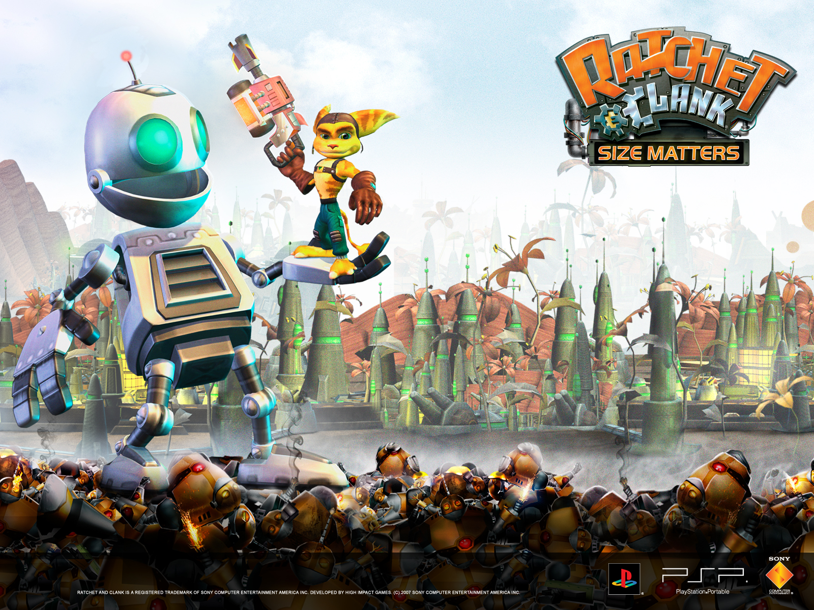 Ratchet & Clank Size Matters - Sony PSP Game