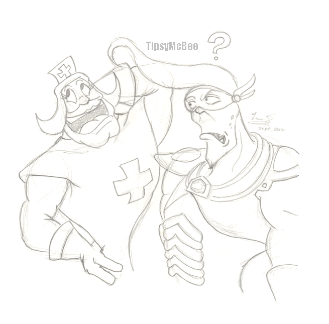 Qwark and Ace (sketch)
