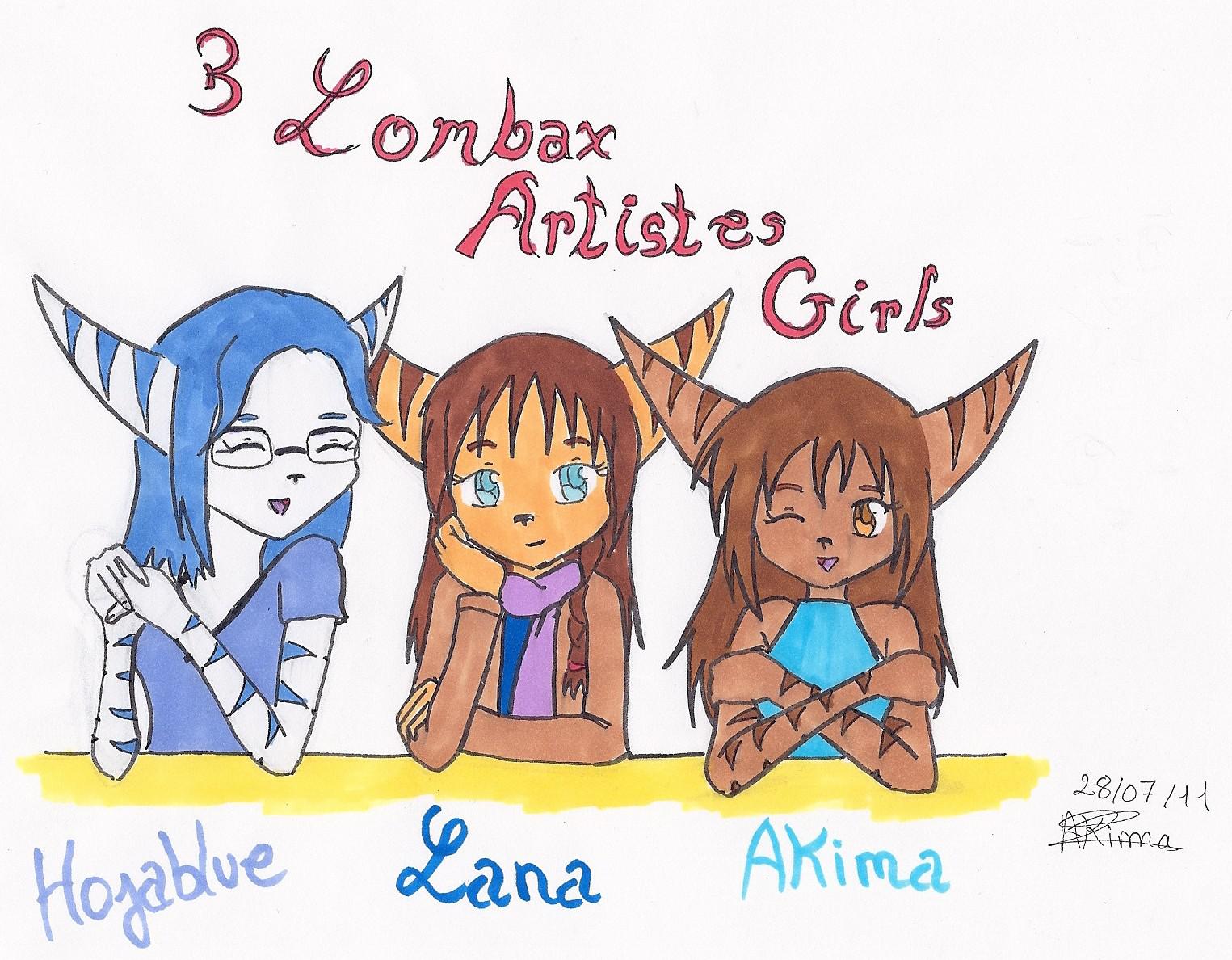 3 Lombax Artist Girls