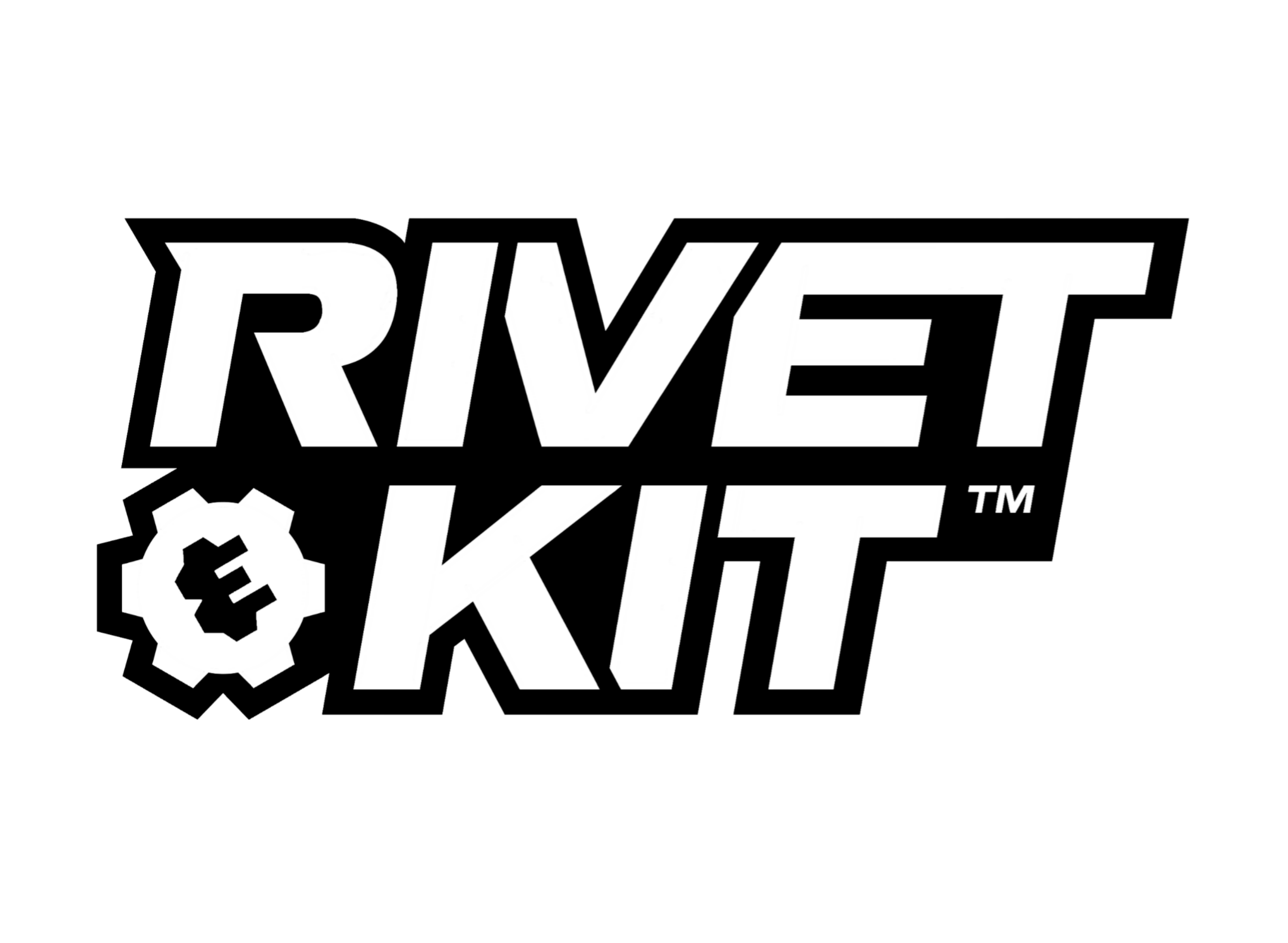 Logo Rivet & Kit (Version noir et blanc)