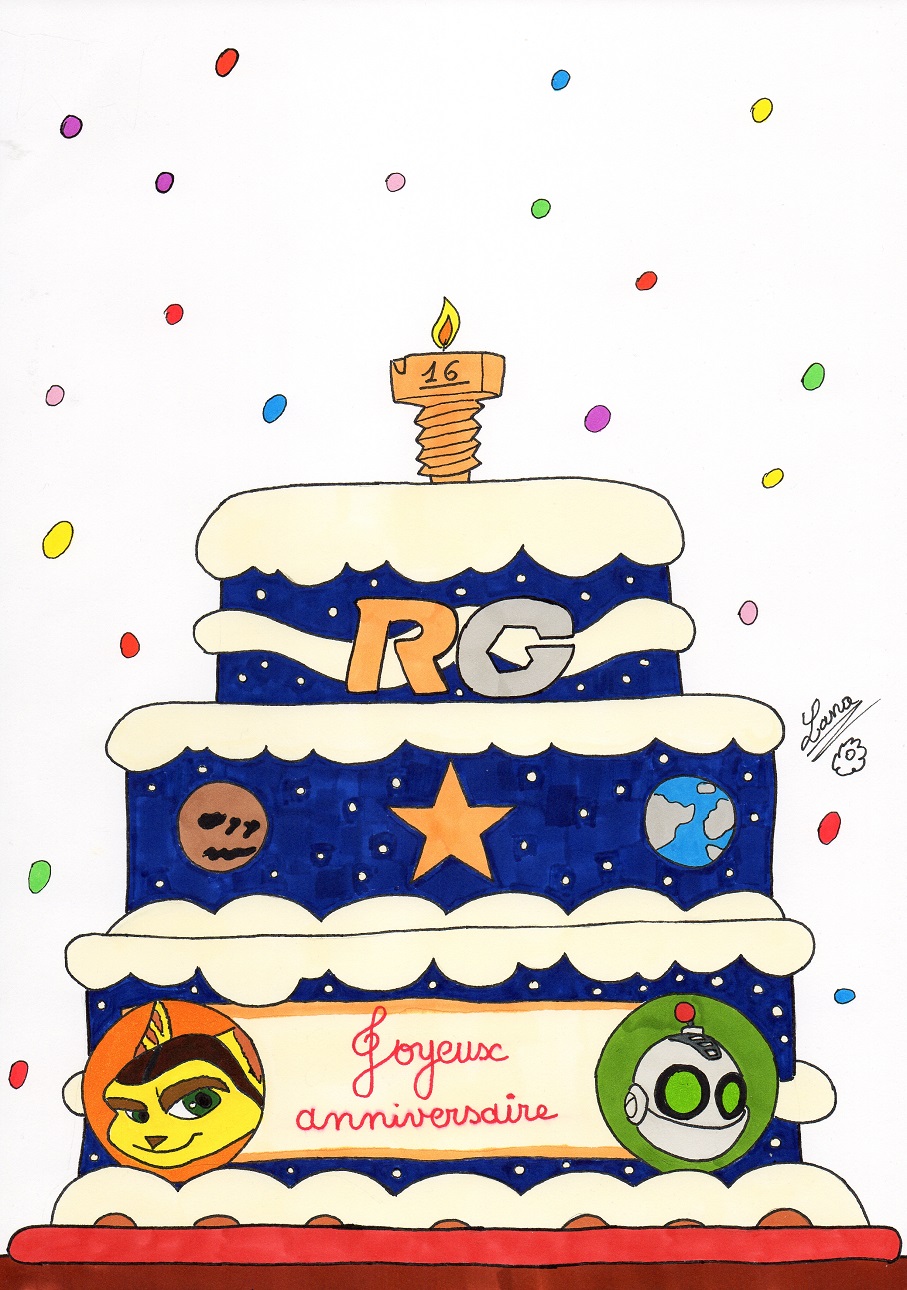 Gâteau d'anniversaire pour RG
