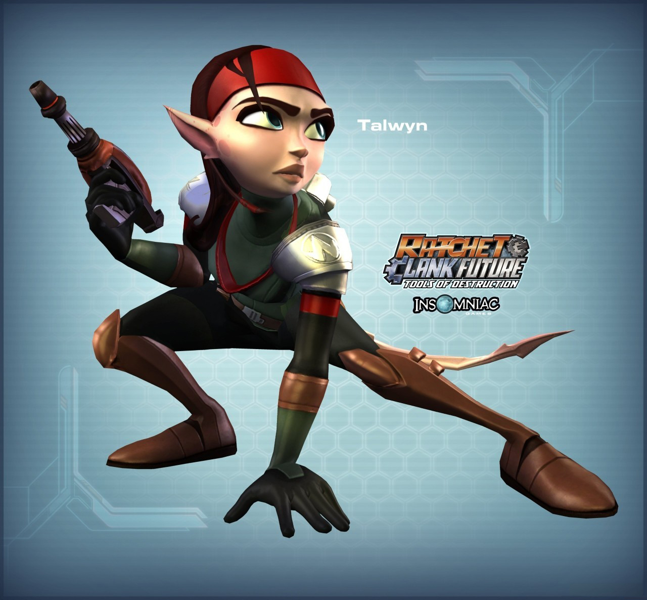 Talwyn of ratchet and clank naked
